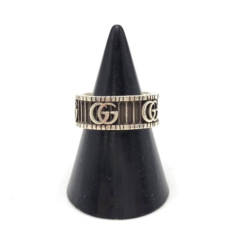 【中古品】【メンズ/レディース】 GUCCI グッチ AG925 ダブル G リング 指輪 アクセサリー 182-260710-ay-11-izu サイズ：10 カラー：シルバー 万代Net店