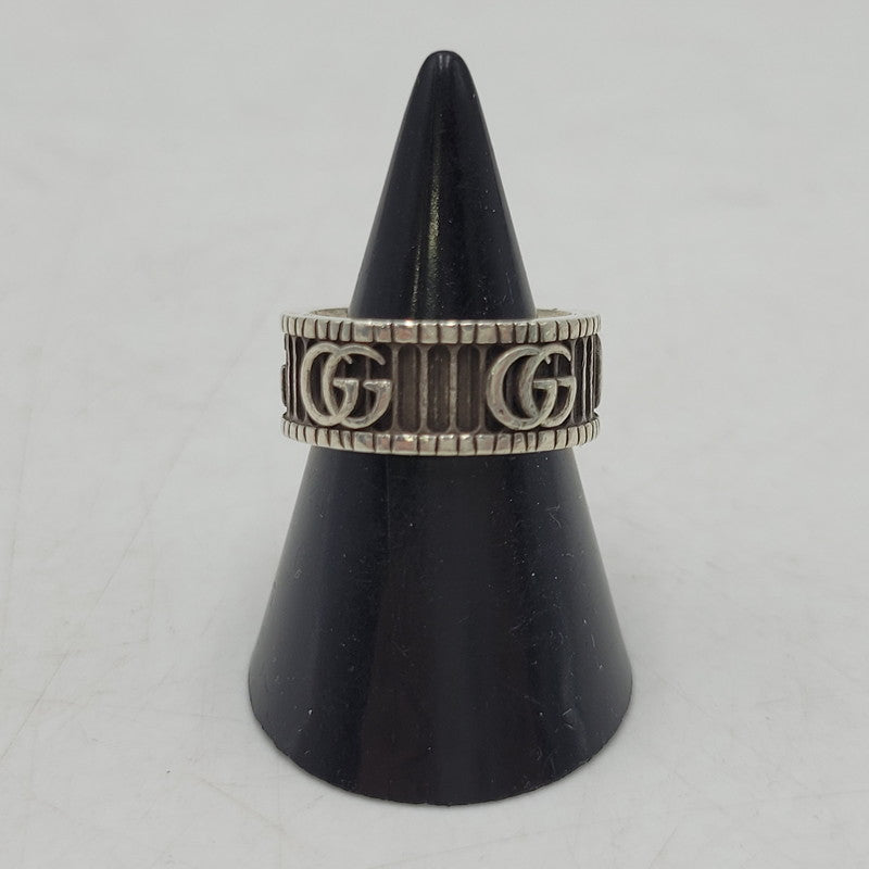 【中古品】【メンズ/レディース】 GUCCI グッチ AG925 ダブル G リング 指輪 アクセサリー 182-260710-ay-11-izu サイズ：10 カラー：シルバー 万代Net店