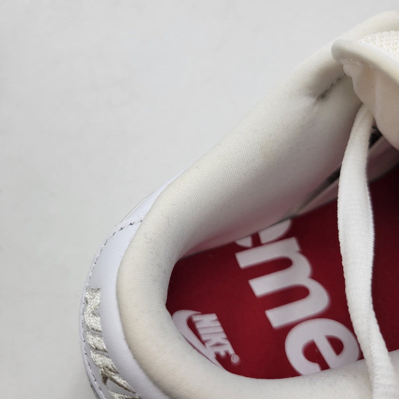 【中古品】【メンズ】 NIKE SB ナイキエスビー × SUPREME シュプリーム DUNK LOW OG QS HQ8487-100 ダンク ロー コラボ スニーカー シューズ 靴 160-260710-ay-03-izu サイズ：27.5cm カラー：WHITE/METALLIC SILVER-WHITE 万代Net店