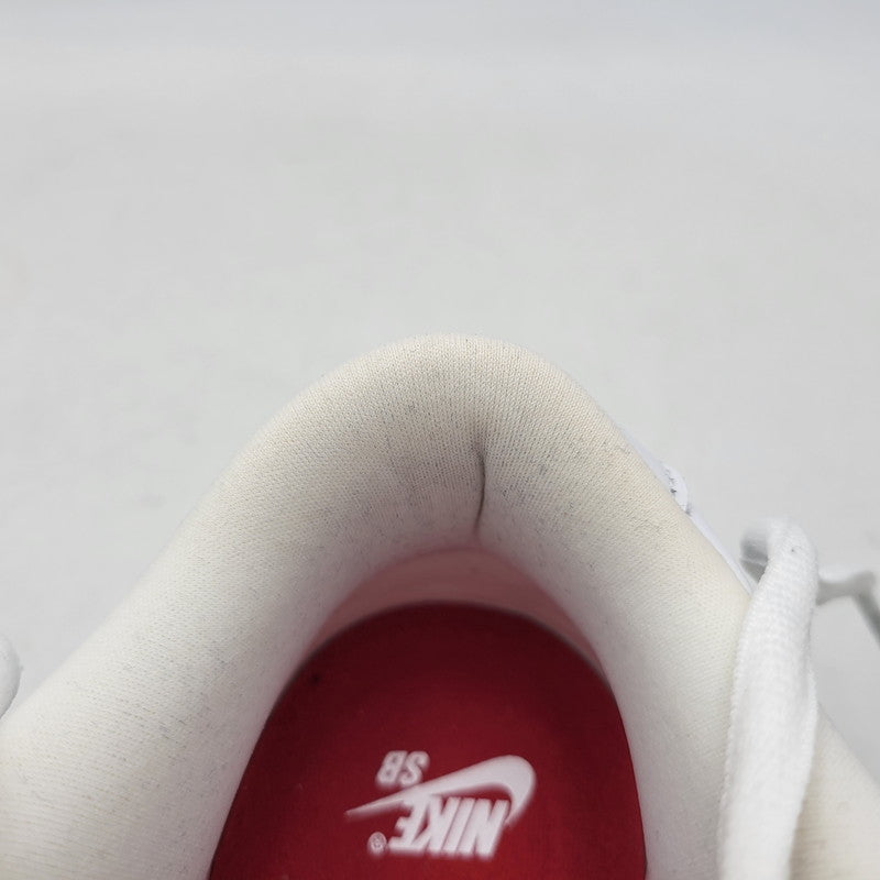 【中古品】【メンズ】 NIKE SB ナイキエスビー × SUPREME シュプリーム DUNK LOW OG QS HQ8487-100 ダンク ロー コラボ スニーカー シューズ 靴 160-260710-ay-03-izu サイズ：27.5cm カラー：WHITE/METALLIC SILVER-WHITE 万代Net店