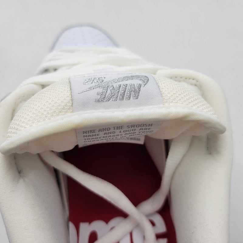 【中古品】【メンズ】 NIKE SB ナイキエスビー × SUPREME シュプリーム DUNK LOW OG QS HQ8487-100 ダンク ロー コラボ スニーカー シューズ 靴 160-260710-ay-03-izu サイズ：27.5cm カラー：WHITE/METALLIC SILVER-WHITE 万代Net店