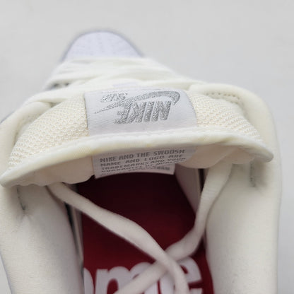 【中古品】【メンズ】 NIKE SB ナイキエスビー × SUPREME シュプリーム DUNK LOW OG QS HQ8487-100 ダンク ロー コラボ スニーカー シューズ 靴 160-260710-ay-03-izu サイズ：27.5cm カラー：WHITE/METALLIC SILVER-WHITE 万代Net店