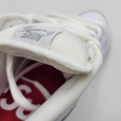 【中古品】【メンズ】 NIKE SB ナイキエスビー × SUPREME シュプリーム DUNK LOW OG QS HQ8487-100 ダンク ロー コラボ スニーカー シューズ 靴 160-260710-ay-03-izu サイズ：27.5cm カラー：WHITE/METALLIC SILVER-WHITE 万代Net店