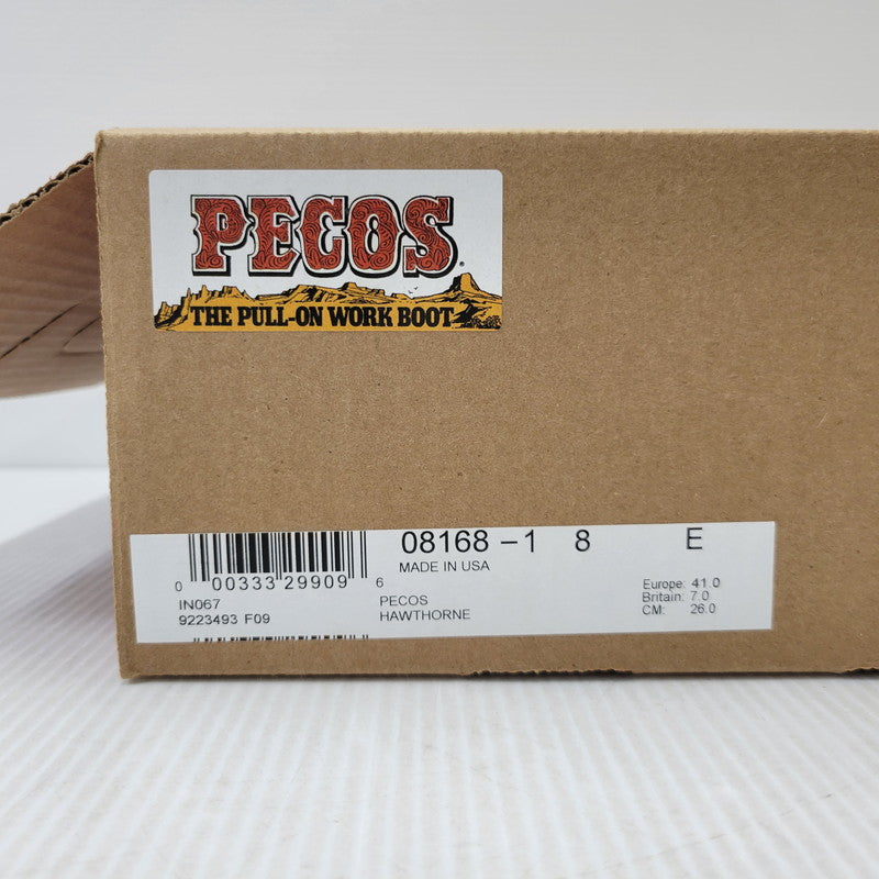 【中古品】【メンズ/レディース】 RED WING レッドウィング 8168 9-INCH PECOS BOOTS 9インチ ペコス ブーツ USA製 25年製 シューズ 靴 164-260710-ay-14-izu サイズ：26cm カラー：ベージュ 万代Net店