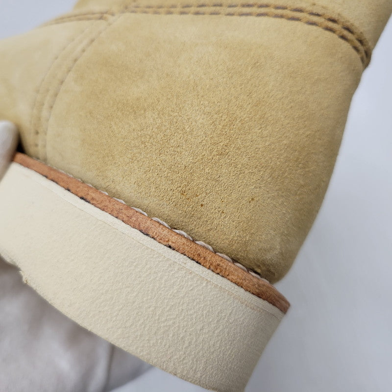 【中古品】【メンズ/レディース】 RED WING レッドウィング 8168 9-INCH PECOS BOOTS 9インチ ペコス ブーツ USA製 25年製 シューズ 靴 164-260710-ay-14-izu サイズ：26cm カラー：ベージュ 万代Net店