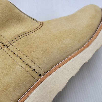 【中古品】【メンズ/レディース】 RED WING レッドウィング 8168 9-INCH PECOS BOOTS 9インチ ペコス ブーツ USA製 25年製 シューズ 靴 164-260710-ay-14-izu サイズ：26cm カラー：ベージュ 万代Net店