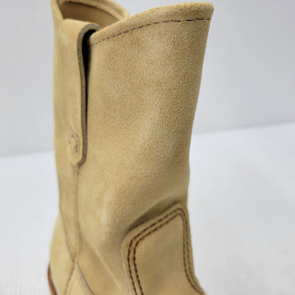 【中古品】【メンズ/レディース】 RED WING レッドウィング 8168 9-INCH PECOS BOOTS 9インチ ペコス ブーツ USA製 25年製 シューズ 靴 164-260710-ay-14-izu サイズ：26cm カラー：ベージュ 万代Net店