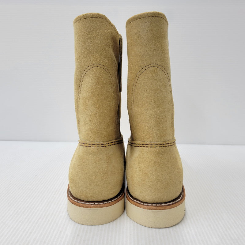 【中古品】【メンズ/レディース】 RED WING レッドウィング 8168 9-INCH PECOS BOOTS 9インチ ペコス ブーツ USA製 25年製 シューズ 靴 164-260710-ay-14-izu サイズ：26cm カラー：ベージュ 万代Net店
