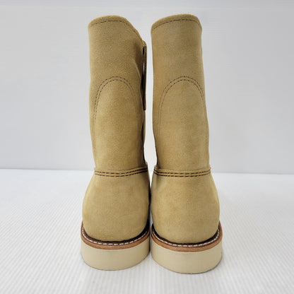 【中古品】【メンズ/レディース】 RED WING レッドウィング 8168 9-INCH PECOS BOOTS 9インチ ペコス ブーツ USA製 25年製 シューズ 靴 164-260710-ay-14-izu サイズ：26cm カラー：ベージュ 万代Net店