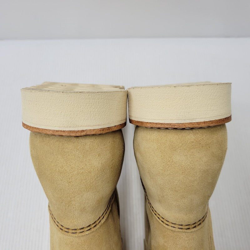 【中古品】【メンズ/レディース】 RED WING レッドウィング 8168 9-INCH PECOS BOOTS 9インチ ペコス ブーツ USA製 25年製 シューズ 靴 164-260710-ay-14-izu サイズ：26cm カラー：ベージュ 万代Net店