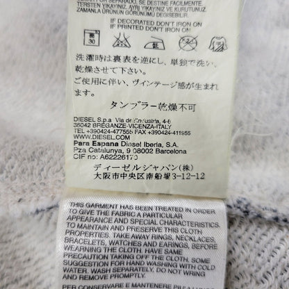 【中古品】【メンズ】 DIESEL ディーゼル DOUBLE RIDERS SWEAT HOODIE ダブルライダース スウェット フーディー パーカー 141-260720-as-08-izu サイズ：M カラー：ブルー系 万代Net店
