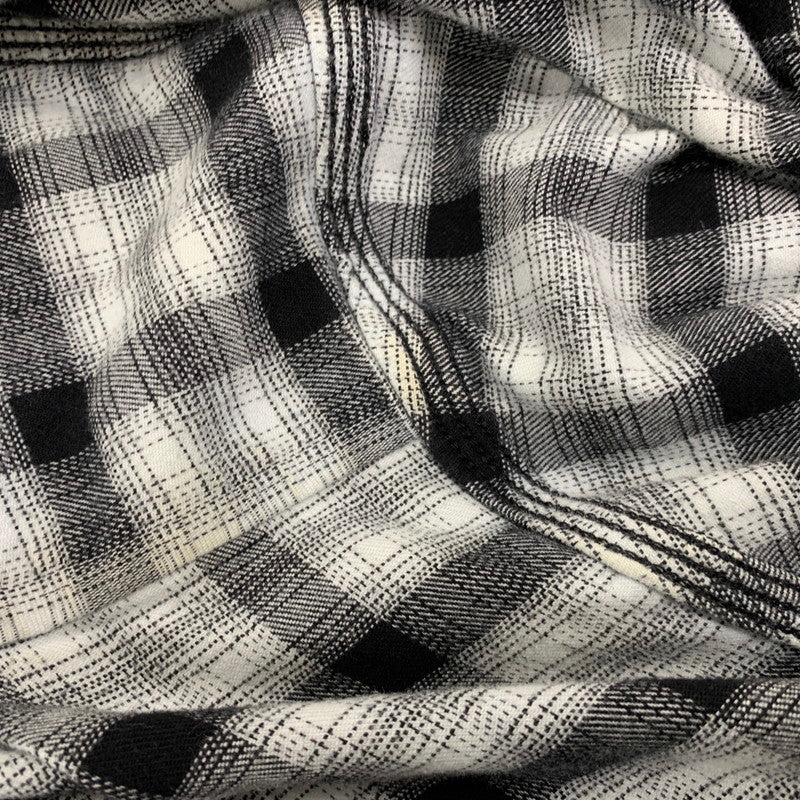 【中古品】【メンズ】 CARHARTT カーハート 104448120 RELAXED FIT FLANNEL SHIRT リラックスド フィット フランネル シャツ トップス 長袖 146-260730-cs-18-izu サイズ：XL カラー：ブラック×ホワイト 万代Net店
