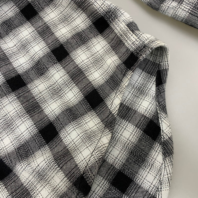 【中古品】【メンズ】 CARHARTT カーハート 104448120 RELAXED FIT FLANNEL SHIRT リラックスド フィット フランネル シャツ トップス 長袖 146-260730-cs-18-izu サイズ：XL カラー：ブラック×ホワイト 万代Net店