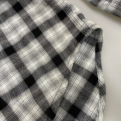 【中古品】【メンズ】 CARHARTT カーハート 104448120 RELAXED FIT FLANNEL SHIRT リラックスド フィット フランネル シャツ トップス 長袖 146-260730-cs-18-izu サイズ：XL カラー：ブラック×ホワイト 万代Net店