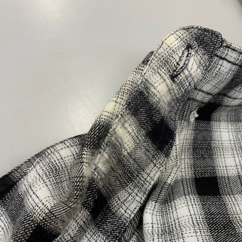 【中古品】【メンズ】 CARHARTT カーハート 104448120 RELAXED FIT FLANNEL SHIRT リラックスド フィット フランネル シャツ トップス 長袖 146-260730-cs-18-izu サイズ：XL カラー：ブラック×ホワイト 万代Net店
