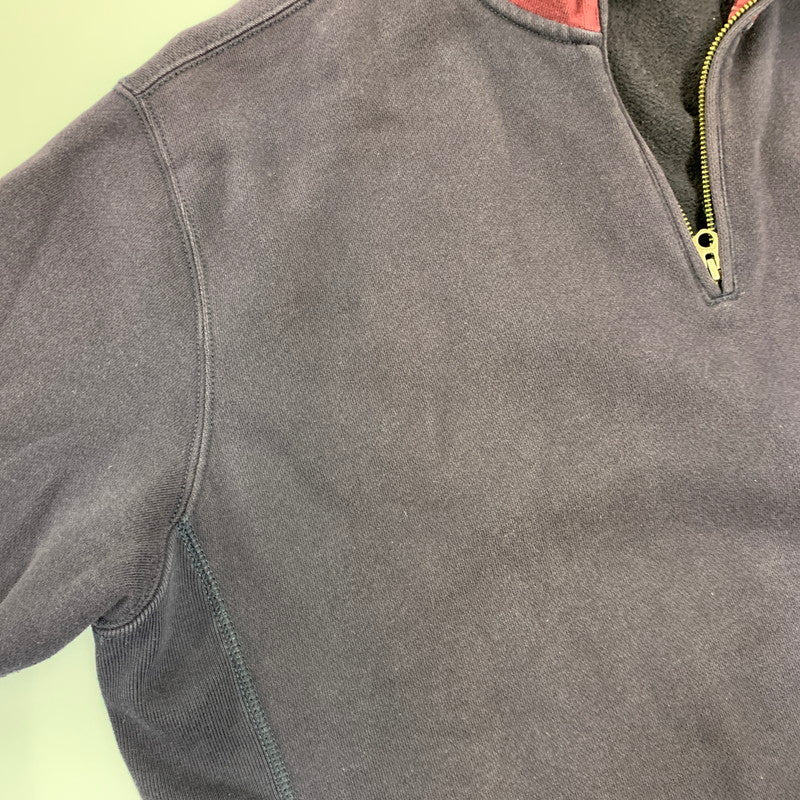 【中古品】【メンズ】 POLO RALPH LAUREN ポロ・ラルフローレン HALFZIP SWEAT SHIRT ハーフジップ スウェットシャツ トレーナー トップス 146-260716-kh-13-izu サイズ：XXL カラー：ネイビー×レッド 万代Net店