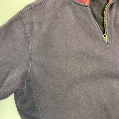 【中古品】【メンズ】 POLO RALPH LAUREN ポロ・ラルフローレン HALFZIP SWEAT SHIRT ハーフジップ スウェットシャツ トレーナー トップス 146-260716-kh-13-izu サイズ：XXL カラー：ネイビー×レッド 万代Net店