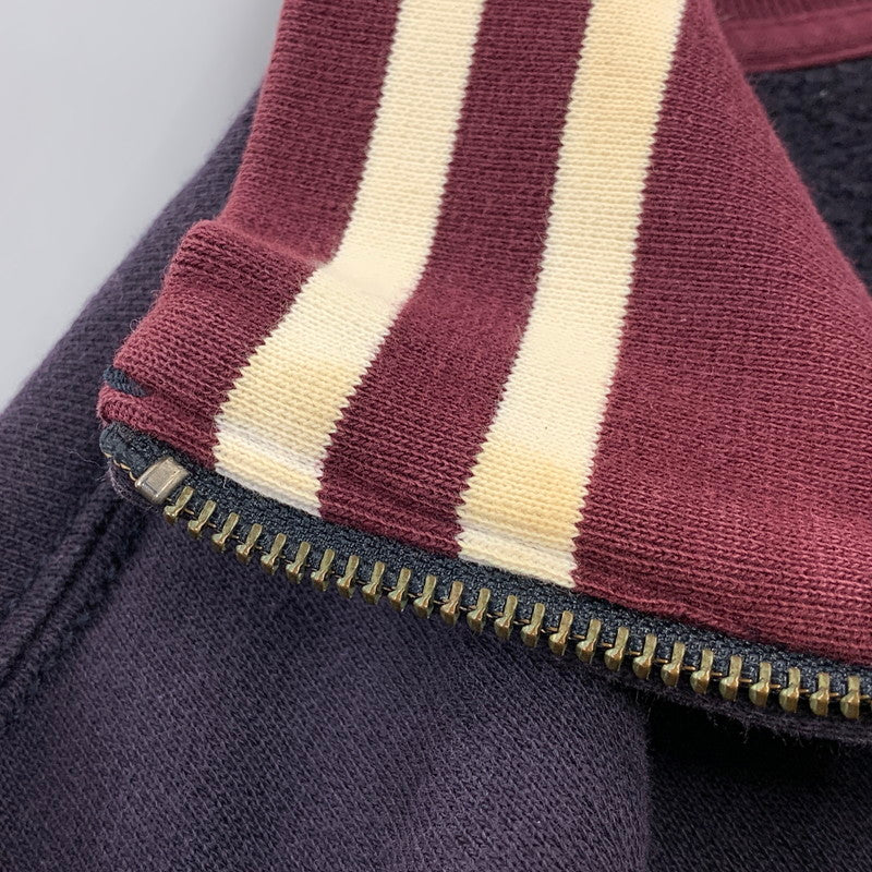 【中古品】【メンズ】 POLO RALPH LAUREN ポロ・ラルフローレン HALFZIP SWEAT SHIRT ハーフジップ スウェットシャツ トレーナー トップス 146-260716-kh-13-izu サイズ：XXL カラー：ネイビー×レッド 万代Net店