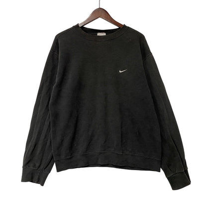 【現状渡し品】【メンズ】 NIKE ナイキ USA製 SWEAT SHIRT スウェット シャツ トップス 長袖 146-260710-cs-05-izu サイズ：M カラー：ブラック 万代Net店