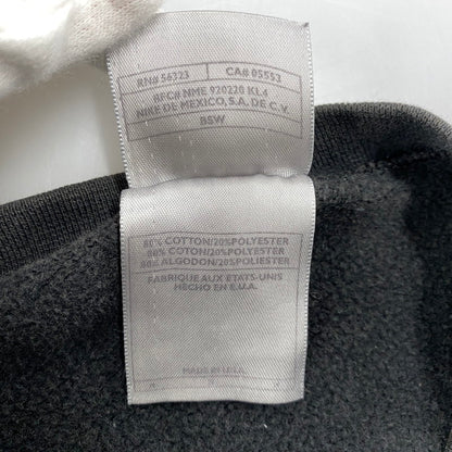 【現状渡し品】【メンズ】 NIKE ナイキ USA製 SWEAT SHIRT スウェット シャツ トップス 長袖 146-260710-cs-05-izu サイズ：M カラー：ブラック 万代Net店