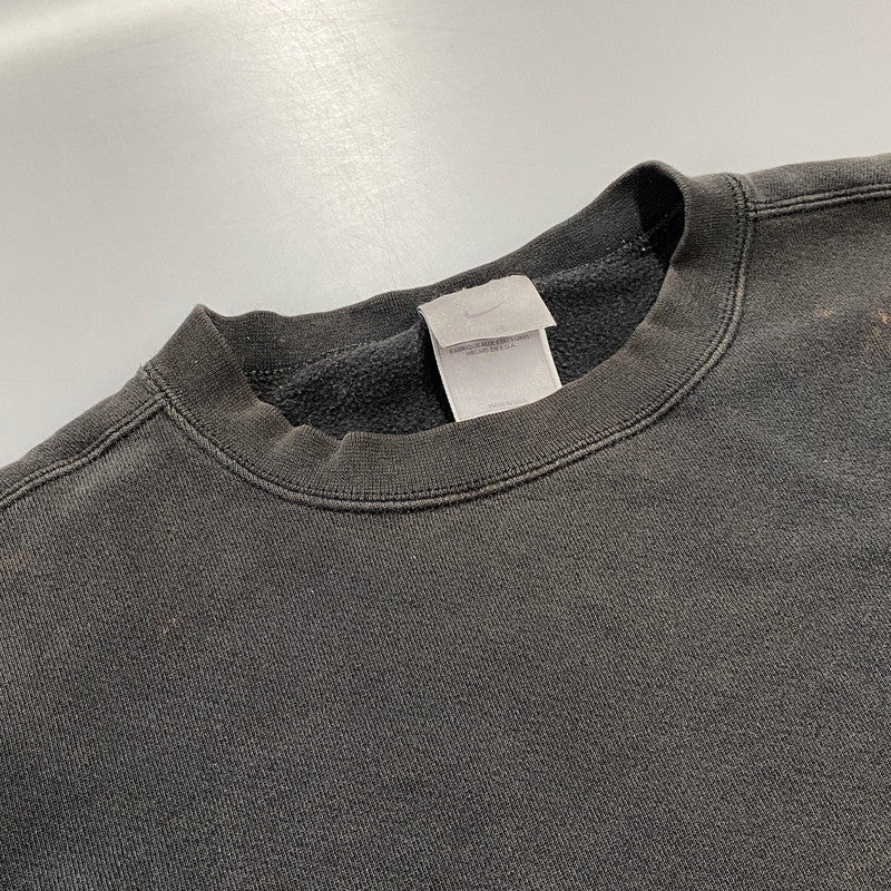 【現状渡し品】【メンズ】 NIKE ナイキ USA製 SWEAT SHIRT スウェット シャツ トップス 長袖 146-260710-cs-05-izu サイズ：M カラー：ブラック 万代Net店