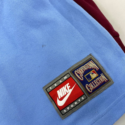 【中古品】【メンズ】 NIKE ナイキ × MLB PHILADELPHIA PHILLIES ＃20 SCHMIDT GAME SHIRT フィラデルフィア フィリーズ シュミット ゲームシャツ 長袖 146-260801-as-26-izu サイズ：XXL カラー：ライトブルー×レッド系 万代Net店