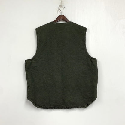 【中古品】【メンズ】 CARHARTT カーハート V13MOS 01年製 USA製 BOA LINER DUCK VEST ボア ライナー ダック ベスト アウター 146-260712-ya-03-izu サイズ：XL カラー：モスグリーン 万代Net店