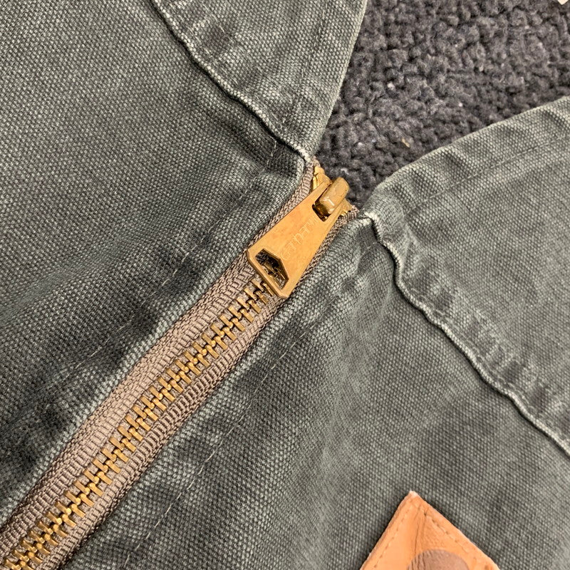 【中古品】【メンズ】 CARHARTT カーハート V13MOS 01年製 USA製 BOA LINER DUCK VEST ボア ライナー ダック ベスト アウター 146-260712-ya-03-izu サイズ：XL カラー：モスグリーン 万代Net店