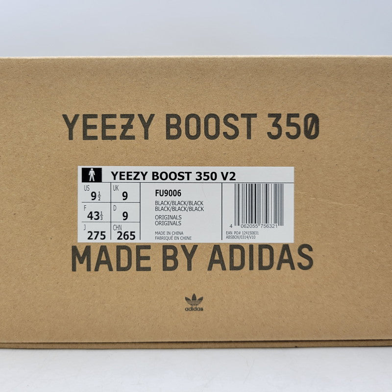 【中古品】【メンズ】 adidas アディダス YEEZY BOOST 350 V2 FU9006 イージーブースト 350 V2 スニーカー シューズ 靴 161-260715-as-15-izu サイズ：27.5cm カラー：BLACK/BLACK/BLACK 万代Net店