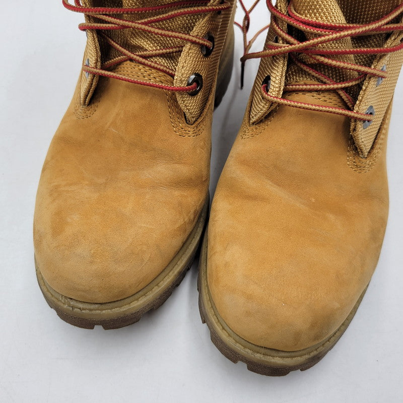 【中古品】【メンズ】 Timberland ティンバーランド ROLL TOP LACEUP BOOTS 6207R ロール トップ レースアップ ブーツ シューズ 靴 164-260715-as-20-izu サイズ：8W カラー：ベージュ系 万代Net店