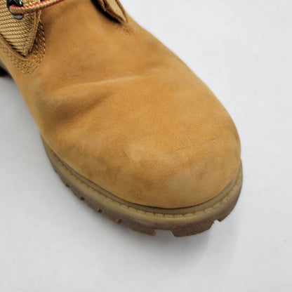 【中古品】【メンズ】 Timberland ティンバーランド ROLL TOP LACEUP BOOTS 6207R ロール トップ レースアップ ブーツ シューズ 靴 164-260715-as-20-izu サイズ：8W カラー：ベージュ系 万代Net店