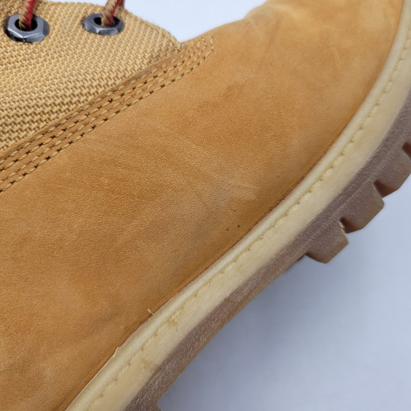 【中古品】【メンズ】 Timberland ティンバーランド ROLL TOP LACEUP BOOTS 6207R ロール トップ レースアップ ブーツ シューズ 靴 164-260715-as-20-izu サイズ：8W カラー：ベージュ系 万代Net店
