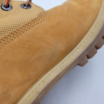 【中古品】【メンズ】 Timberland ティンバーランド ROLL TOP LACEUP BOOTS 6207R ロール トップ レースアップ ブーツ シューズ 靴 164-260715-as-20-izu サイズ：8W カラー：ベージュ系 万代Net店