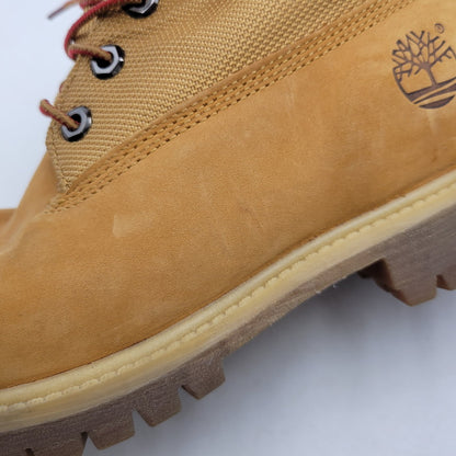【中古品】【メンズ】 Timberland ティンバーランド ROLL TOP LACEUP BOOTS 6207R ロール トップ レースアップ ブーツ シューズ 靴 164-260715-as-20-izu サイズ：8W カラー：ベージュ系 万代Net店