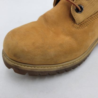 【中古品】【メンズ】 Timberland ティンバーランド ROLL TOP LACEUP BOOTS 6207R ロール トップ レースアップ ブーツ シューズ 靴 164-260715-as-20-izu サイズ：8W カラー：ベージュ系 万代Net店