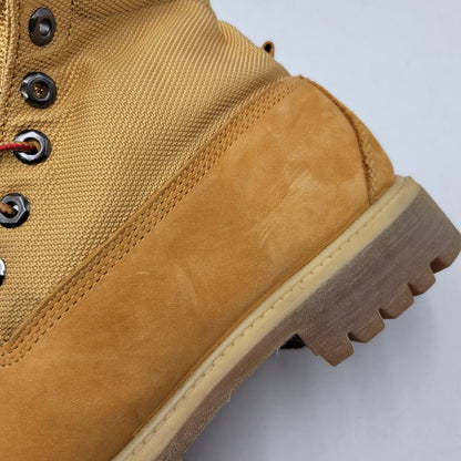 【中古品】【メンズ】 Timberland ティンバーランド ROLL TOP LACEUP BOOTS 6207R ロール トップ レースアップ ブーツ シューズ 靴 164-260715-as-20-izu サイズ：8W カラー：ベージュ系 万代Net店