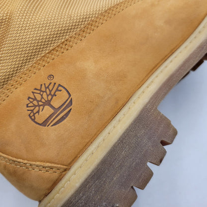 【中古品】【メンズ】 Timberland ティンバーランド ROLL TOP LACEUP BOOTS 6207R ロール トップ レースアップ ブーツ シューズ 靴 164-260715-as-20-izu サイズ：8W カラー：ベージュ系 万代Net店