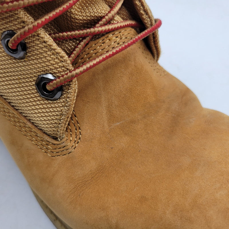 【中古品】【メンズ】 Timberland ティンバーランド ROLL TOP LACEUP BOOTS 6207R ロール トップ レースアップ ブーツ シューズ 靴 164-260715-as-20-izu サイズ：8W カラー：ベージュ系 万代Net店