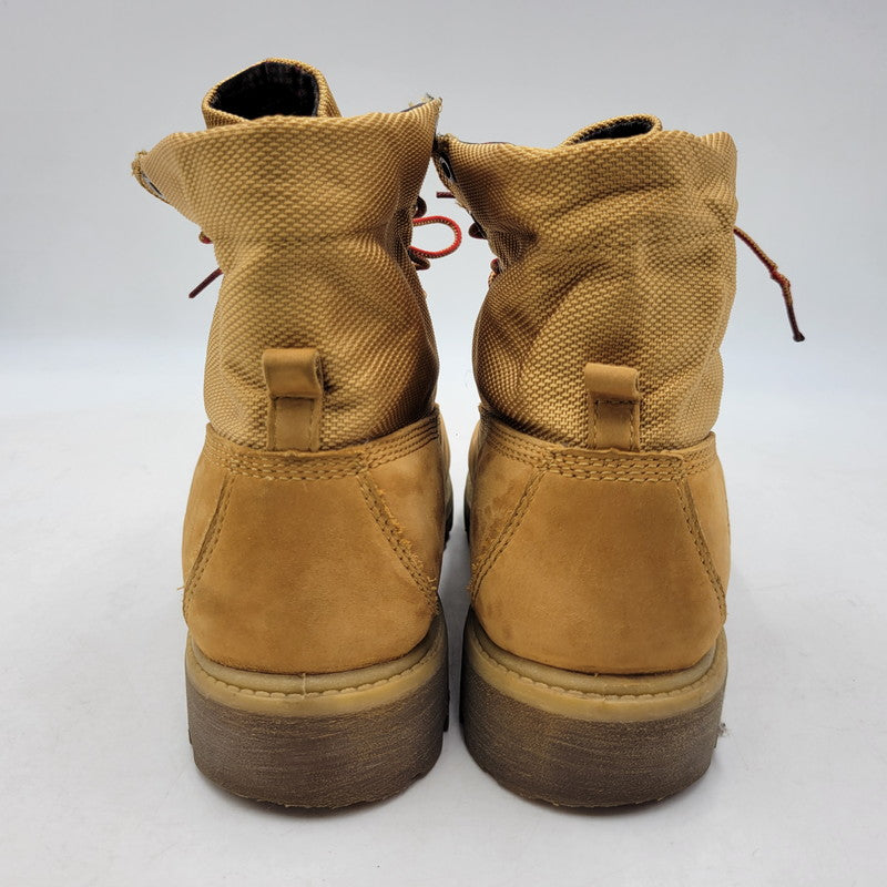 【中古品】【メンズ】 Timberland ティンバーランド ROLL TOP LACEUP BOOTS 6207R ロール トップ レースアップ ブーツ シューズ 靴 164-260715-as-20-izu サイズ：8W カラー：ベージュ系 万代Net店