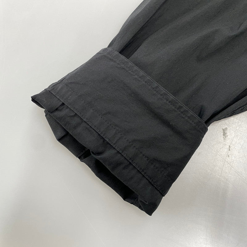 【中古品】【メンズ】 Y-3 ワイスリー LAYERED COTTON SHIRT レイヤード コットン シャツ トップス 長袖 140-260710-cs-08-izu サイズ：L カラー：ブラック 万代Net店