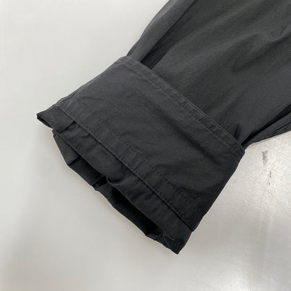 【中古品】【メンズ】 Y-3 ワイスリー LAYERED COTTON SHIRT レイヤード コットン シャツ トップス 長袖 140-260710-cs-08-izu サイズ：L カラー：ブラック 万代Net店