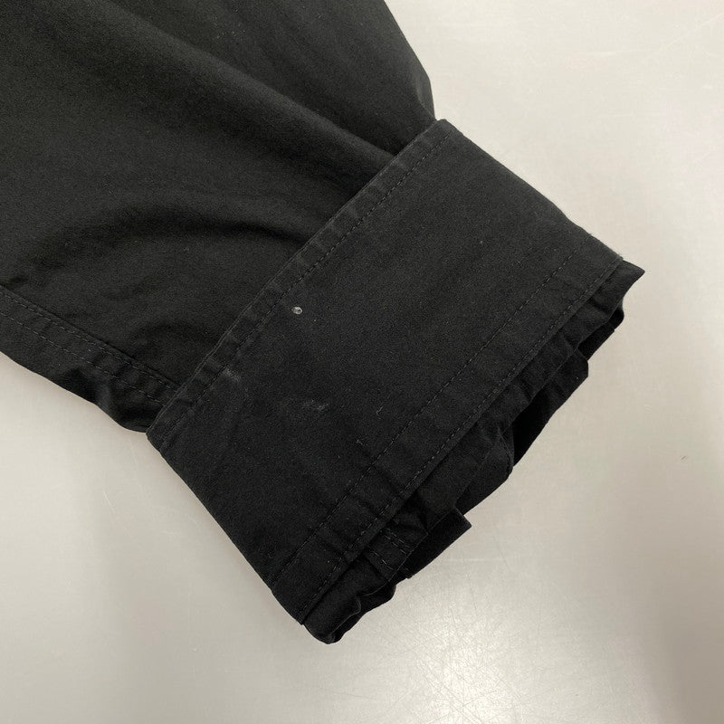 【中古品】【メンズ】 Y-3 ワイスリー LAYERED COTTON SHIRT レイヤード コットン シャツ トップス 長袖 140-260710-cs-08-izu サイズ：L カラー：ブラック 万代Net店