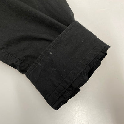 【中古品】【メンズ】 Y-3 ワイスリー LAYERED COTTON SHIRT レイヤード コットン シャツ トップス 長袖 140-260710-cs-08-izu サイズ：L カラー：ブラック 万代Net店