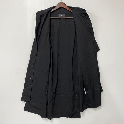 【中古品】【メンズ】 Y-3 ワイスリー LAYERED COTTON SHIRT レイヤード コットン シャツ トップス 長袖 140-260710-cs-08-izu サイズ：L カラー：ブラック 万代Net店