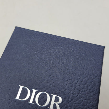 【中古美品】【メンズ/レディース】 Christian Dior クリスチャンディオール × AIR JORDAN エアジョーダン AIR DIOR WINGS CARD CASE 2NICH001YWD エアディオール カードケース レザー コラボ 小物 服飾雑貨 183-260710-ay-06-izu カラー：ネイビー 万代Net店