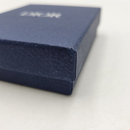 【中古美品】【メンズ/レディース】 Christian Dior クリスチャンディオール × AIR JORDAN エアジョーダン AIR DIOR WINGS CARD CASE 2NICH001YWD エアディオール カードケース レザー コラボ 小物 服飾雑貨 183-260710-ay-06-izu カラー：ネイビー 万代Net店