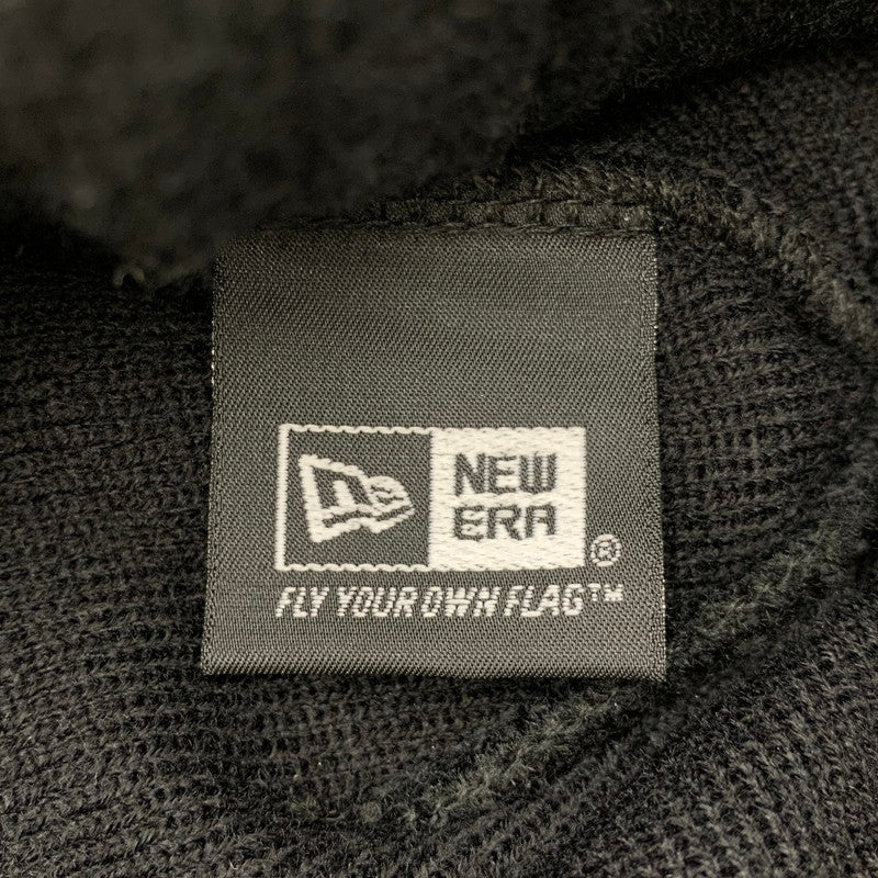 【中古品】【メンズ】 SUPREME × NEW ERA シュプリーム×ニューエラ BOX LOGO BEANIE ボックス ロゴ ビーニー 帽子 185-260711-cs-10-izu サイズ：F カラー：ブラック 万代Net店