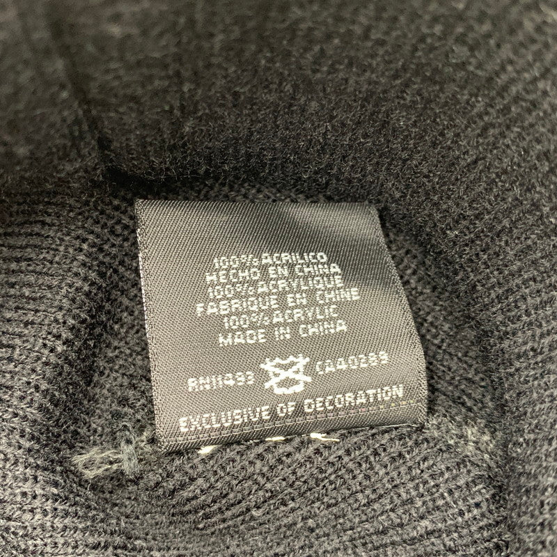 【中古品】【メンズ】 SUPREME × NEW ERA シュプリーム×ニューエラ BOX LOGO BEANIE ボックス ロゴ ビーニー 帽子 185-260711-cs-10-izu サイズ：F カラー：ブラック 万代Net店