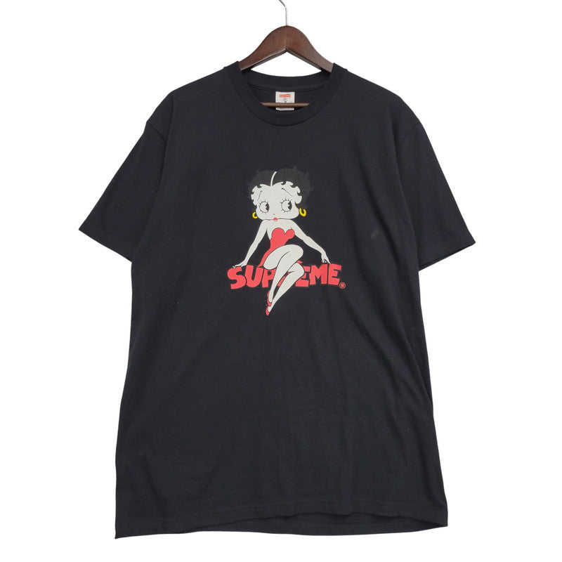 【中古品】【メンズ】 Supreme シュプリーム 16SS BETTY BOOP TEE ベティブープ Tシャツ 半袖 トップス 149-260710-ay-01-izu サイズ：L カラー：ブラック 万代Net店
