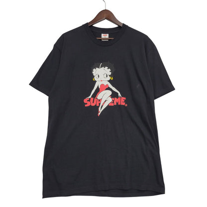 【中古品】【メンズ】 Supreme シュプリーム 16SS BETTY BOOP TEE ベティブープ Tシャツ 半袖 トップス 149-260710-ay-01-izu サイズ：L カラー：ブラック 万代Net店